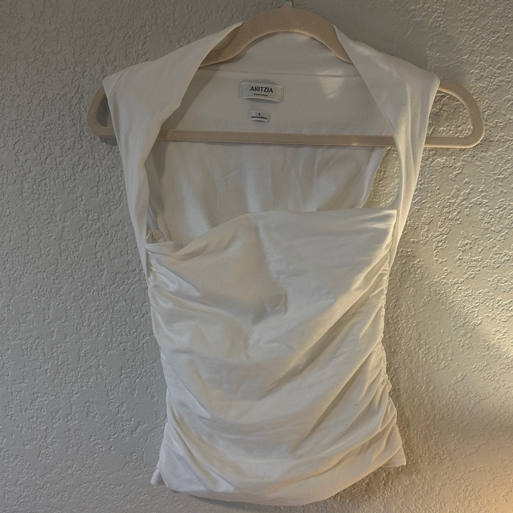 Aritzia White Blouse